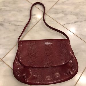 Desmo vintage leather shoulder bag